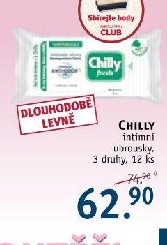 Chilly intimní ubrousky