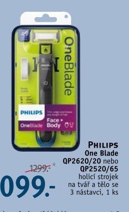 Philips One Blade QP2620/20 nebo QP2520/65