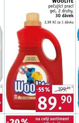 WOOLITE pečující prací gel