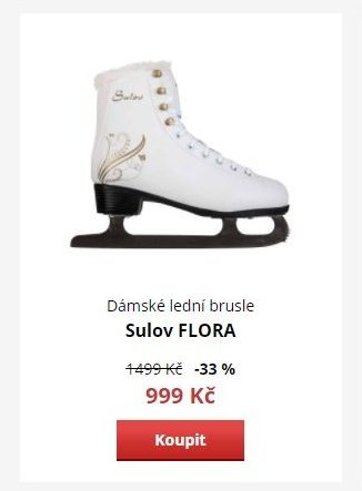 Dámské lední brusle Sulov FLORA