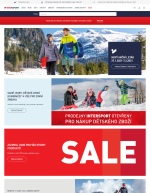 aktuální leták Intersport 3.2.2021-9.2.2021