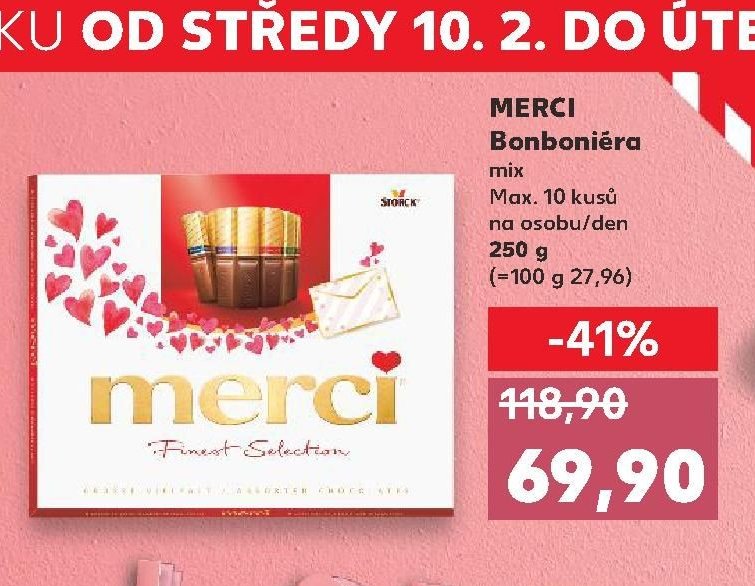 Merci Bonboniéra mix 250 g