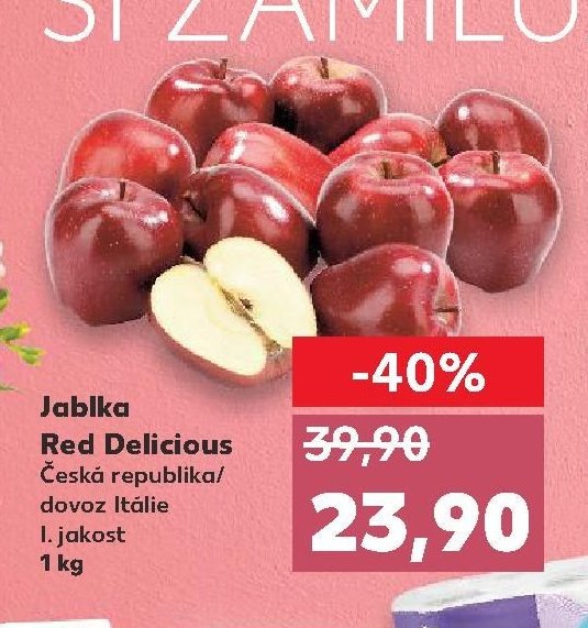 Jablka Red Delicious 1 kg