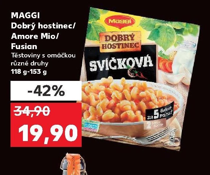 MAGGI Dobrý hostinec / Amore Mio / Fusian Těstoviny s omáčkou