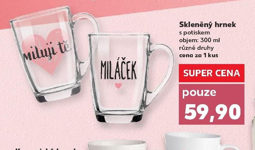 Skleněný hrnek