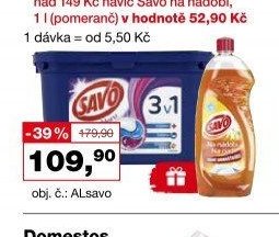 Savo bez chloru prací gel a prášek