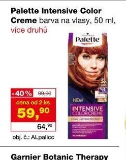Palette Intensive Color Creme barva na vlasy, 50 ml, více druhů