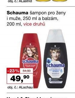 Schauma šampon pro ženy i muže, 250 ml a balzám, 200 ml, více druhů