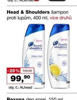 Head & Shoulders šampon proti lupům, 400 ml, více druhů