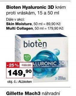 Bioten Hyaluronic 3D krém proti vráskám, 15 a 50 ml