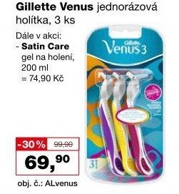 Gillette Venus jednorázová holítka, 3 ks