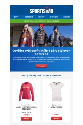 aktuální leták Sportisimo 9.2.2021-14.2.2021
