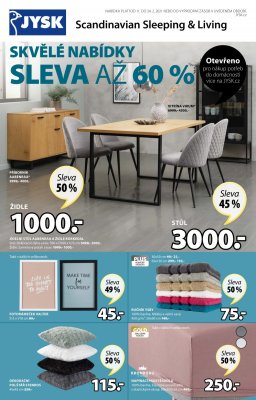 aktuální leták Jysk 11.2.2021-24.2.2021
