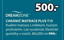 CHRÁNIČ MATRACE PLUS T15