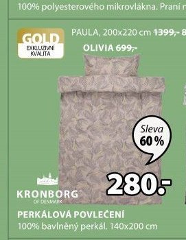 Perkálové povlečení Olivia