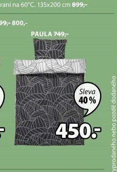Perkálové povlečení Paula