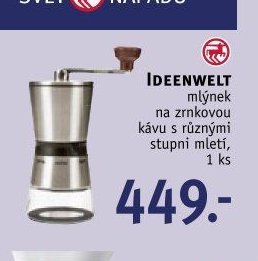 IDEENWELT mlýnek na zrnkovou kávu