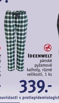 IDEENWELT pánské pyžamové kalhoty