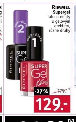 RIMMEL Supergel lak na nehty