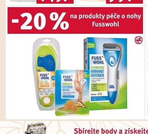 Fusswohl produkty péče o nohy