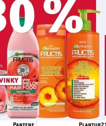 Garnier Fructis šampony a péče