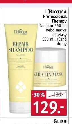 L'Biotica Professional Therapy šampon nebo maska
