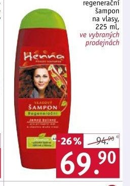 Henna regenerační šampon