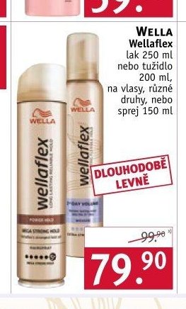 Wella Wellaflex lak, tužidlo nebo sprej