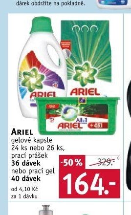 Ariel gelové kapsle