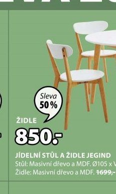 Židle Jegind - Jysk aktualniletaky.eu