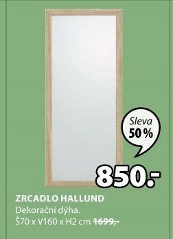 Zrcadlo Hallund - Jysk aktualniletaky.eu