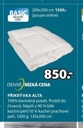 PŘIKRÝVKA ALTA