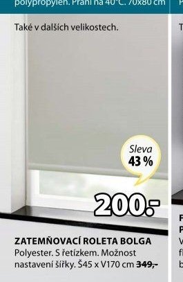 ZATEMŇOVACÍ ROLETA BOLGA