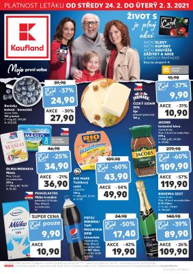 aktuální leták Kaufland 24.2.2021-2.3.2021
