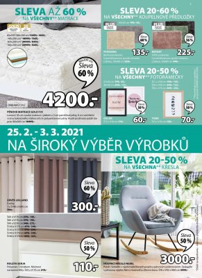 aktuální leták Jysk 25.2.2021-10.3.2021