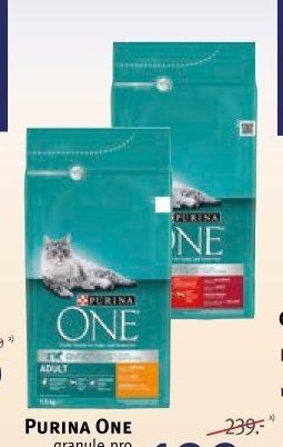 PURINA ONE granule pro kočky, různé druhy, 1,5 kg - ROSSMANN drogerie aktualniletaky.eu