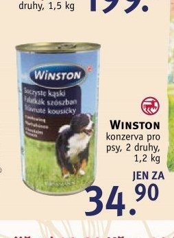 WINSTON konzerva pro psy, 2 druhy, 1,2 kg - ROSSMANN drogerie aktualniletaky.eu