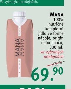 MANA 100% nutričně kompletní jídlo - ROSSMANN drogerie aktualniletaky.eu