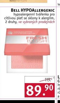 Bell HypoAllergenic tvářenka - ROSSMANN drogerie aktualniletaky.eu
