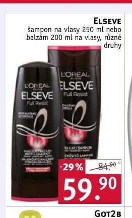 Elseve šampon nebo balzám - ROSSMANN drogerie aktualniletaky.eu