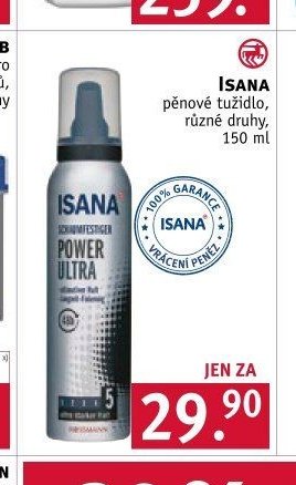 Isana pěnové tužidlo - ROSSMANN drogerie aktualniletaky.eu