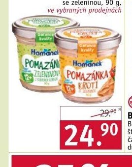 Hamánek dětská pomazánka