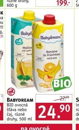 Babydream bio ovocná šťáva