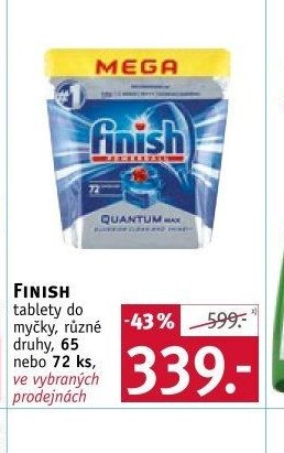 FINISH tablety do myčky