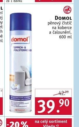 DOMOL pěnový čistič na koberce a čalounění, 600 ml