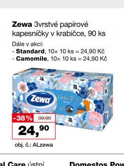 Zewa 3vrstvé papírové kapesníčky