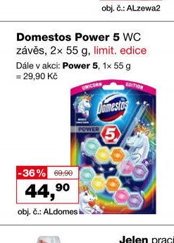 Domestos Power 5 WC závěs