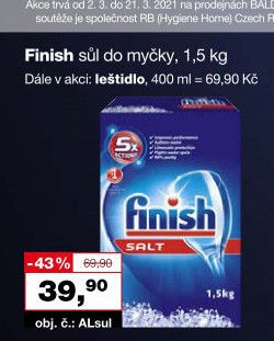 Finish sůl do myčky