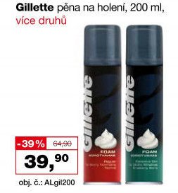 Gillette pěna na holení
