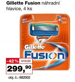 Gillette Fusion náhradní hlavice